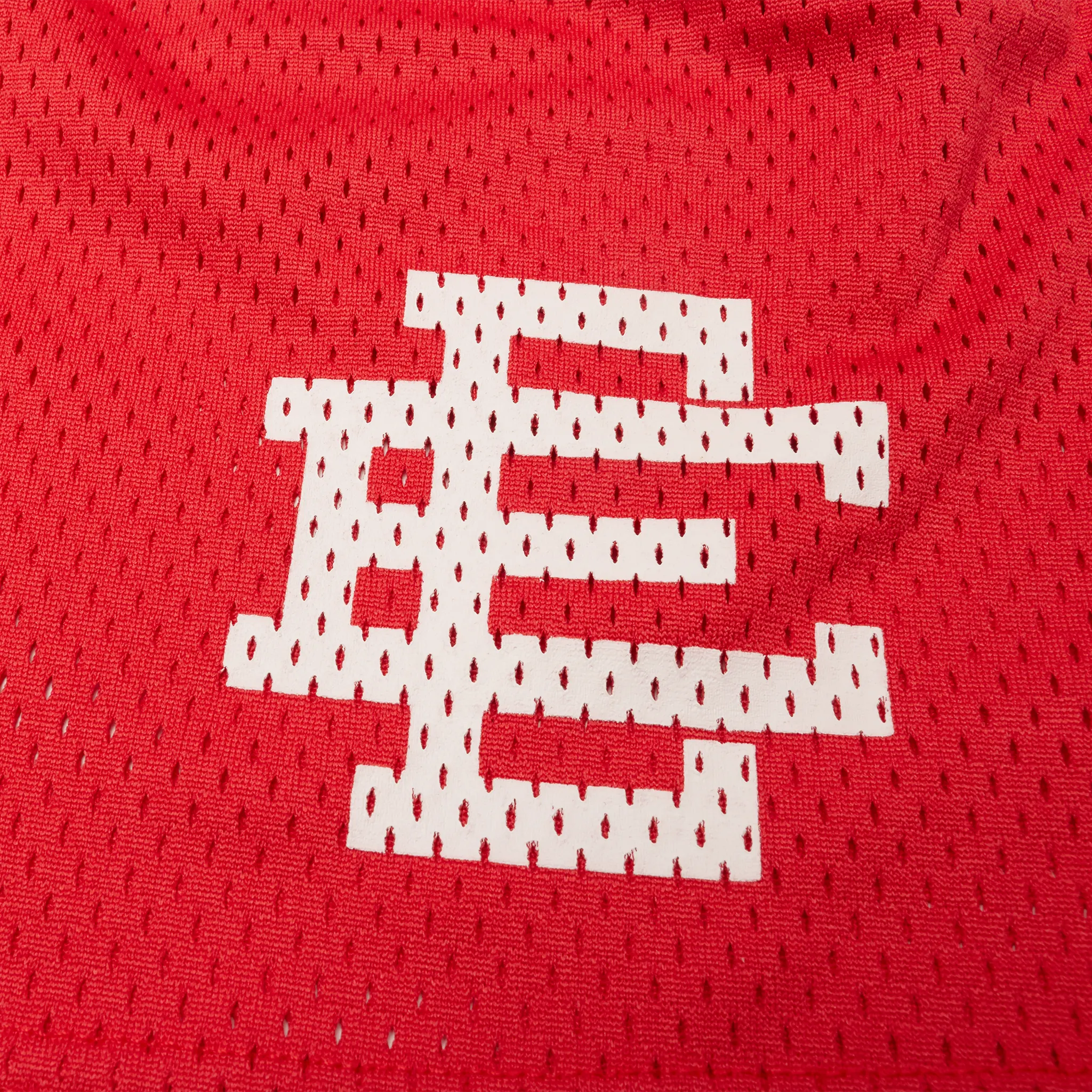 Detailed View of Eric Emanuel EE Basic Red White Shorts EESU25MS27-000RDWH